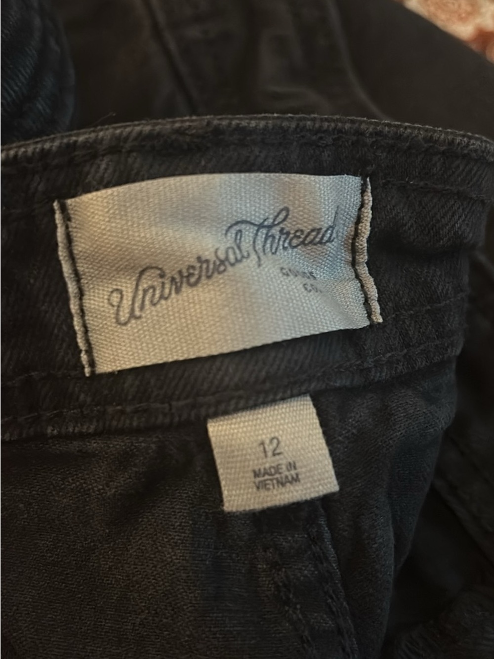 Universal Thread Black High-Rise Wide Leg Jeans - Picture 3 of 3